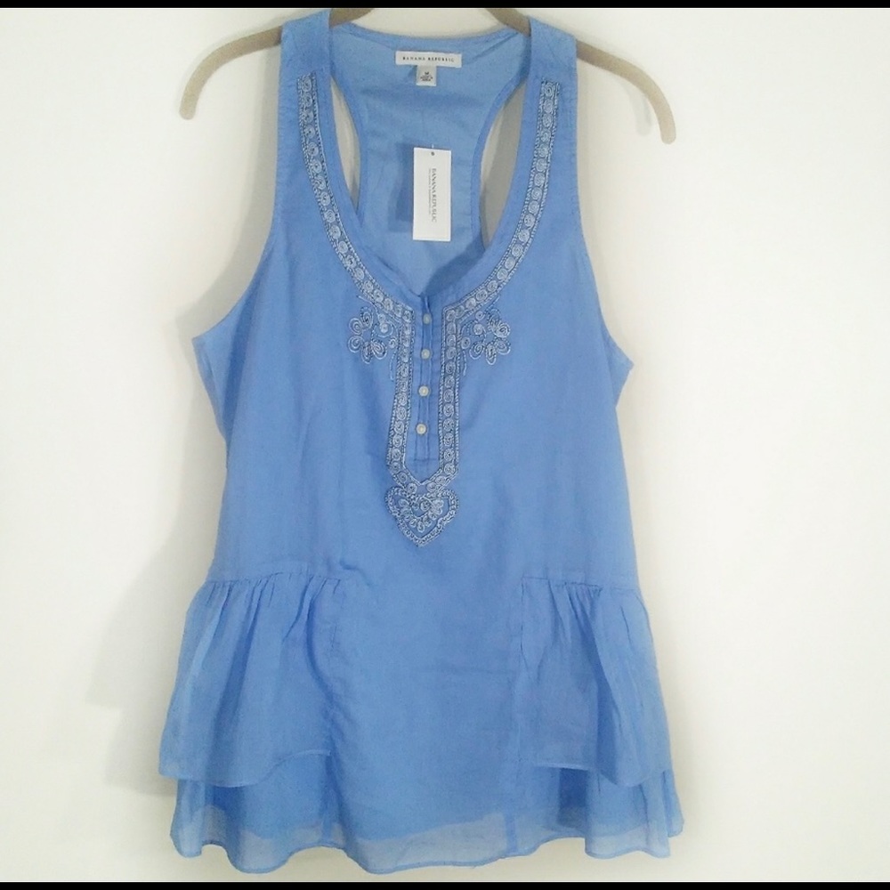 Banana Republic | top New with tags blue size M